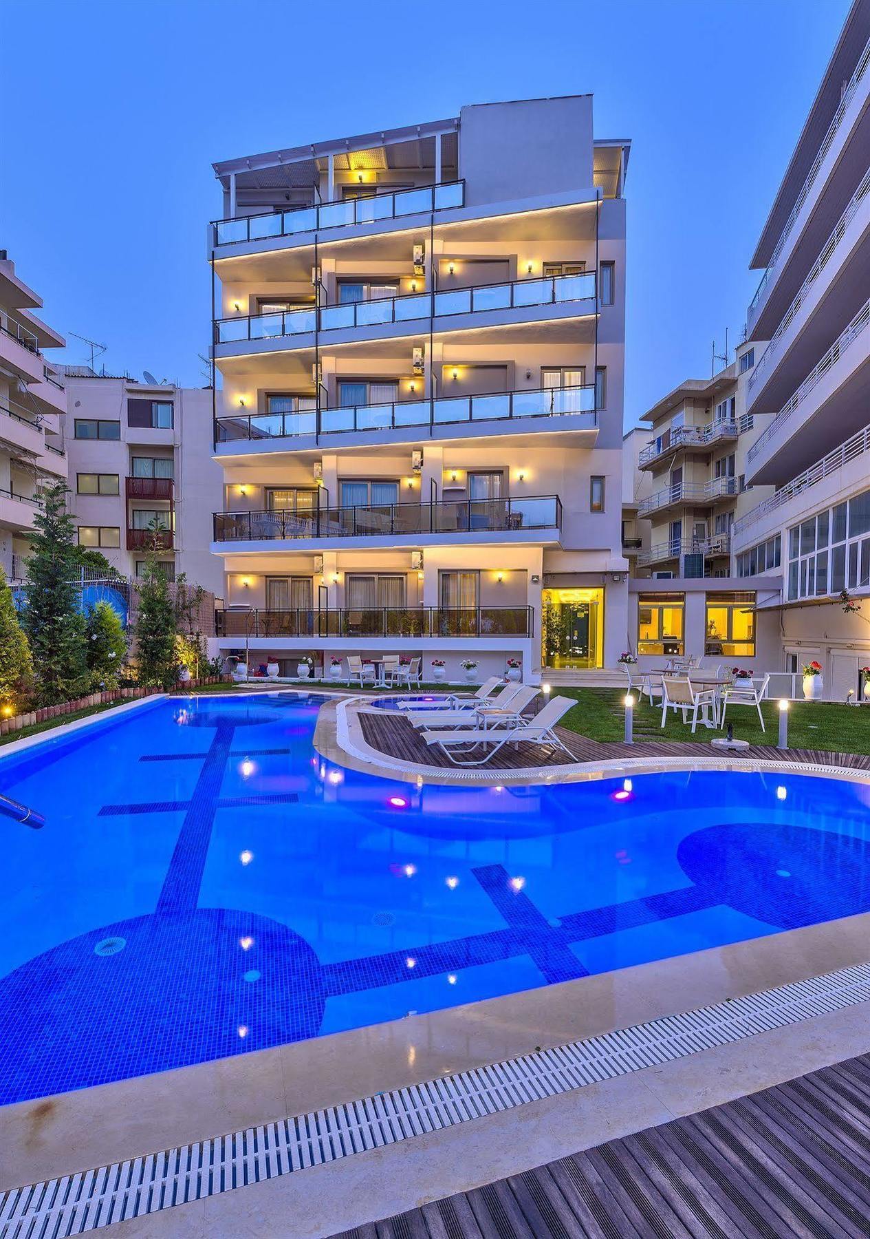 Leonidas Hotel & Apartments Rethymno Esterno foto